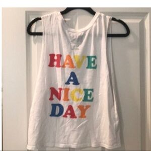 Adorable rebel Yell have a nice day tank top M 😃